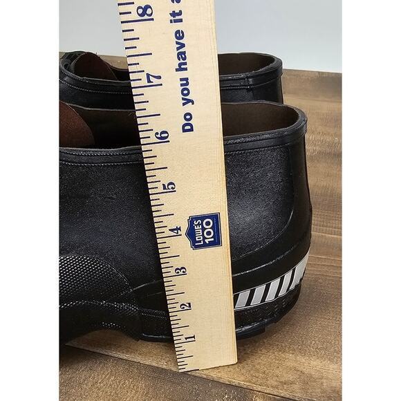 LaCrosse Tracktion Reflector Ice Traction Overshoe 2 buckle rubber boot men's 10 - Picture 8 of 8